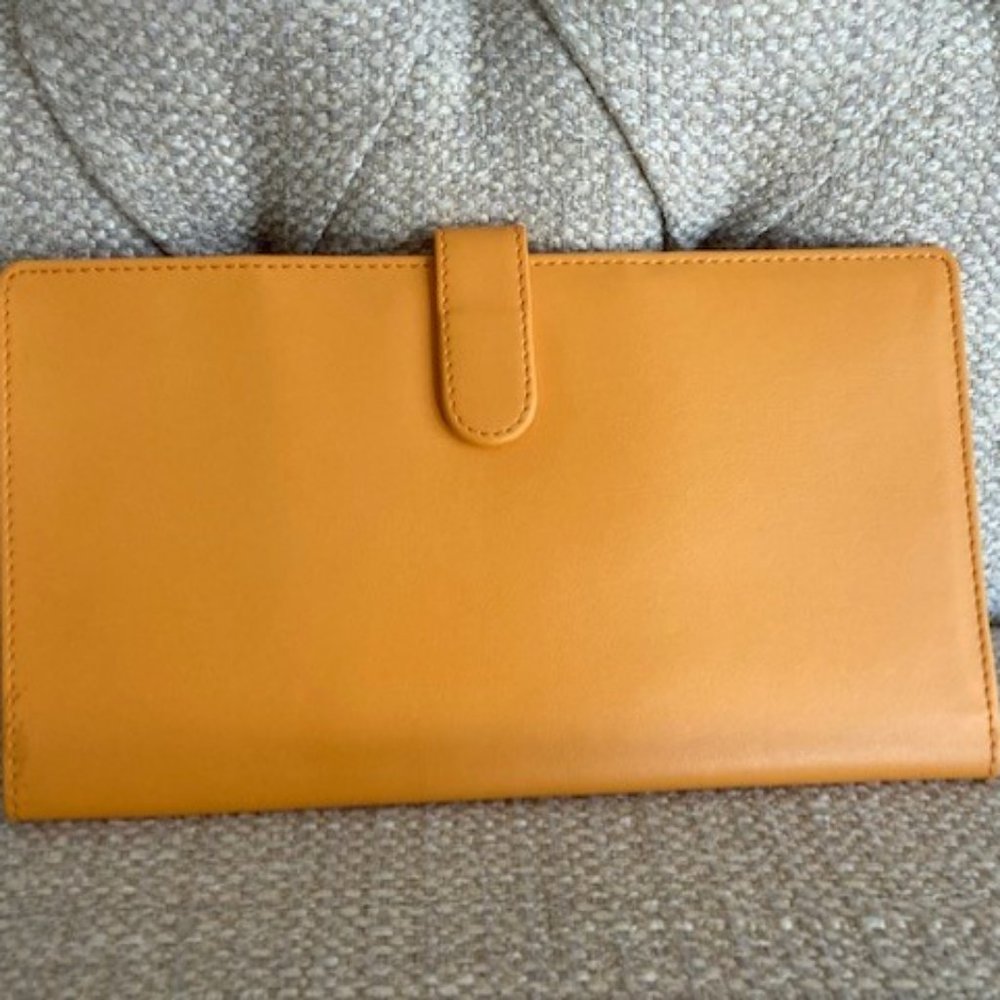 New Leather Travel Wallet Passport Holder Clutch Leather SWING Men & Women